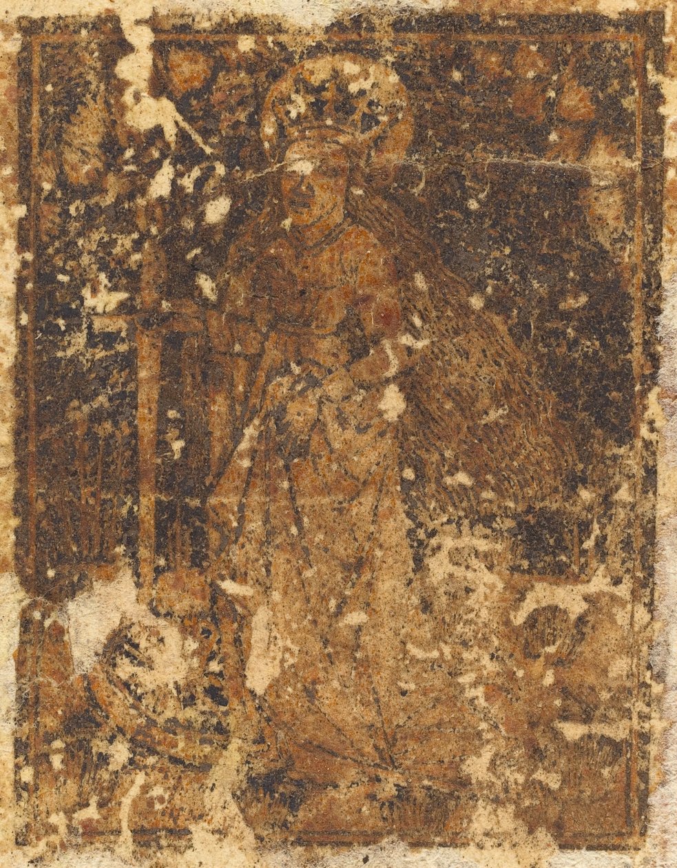 سانت كاترين [الصفحة اليسرى] ، في عام 1470 أو بعده. بواسطة غير معروف