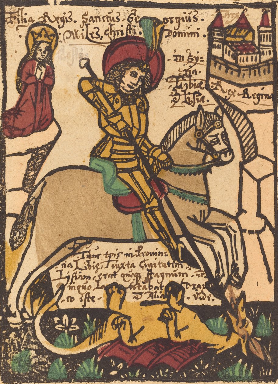 القديس جورج ، ج. 14601470. بواسطة غير معروف