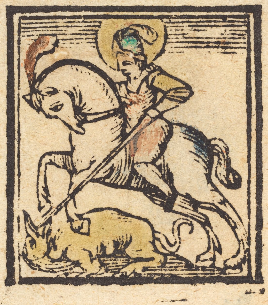 القديس جورج ، ج. 1475. بواسطة غير معروف