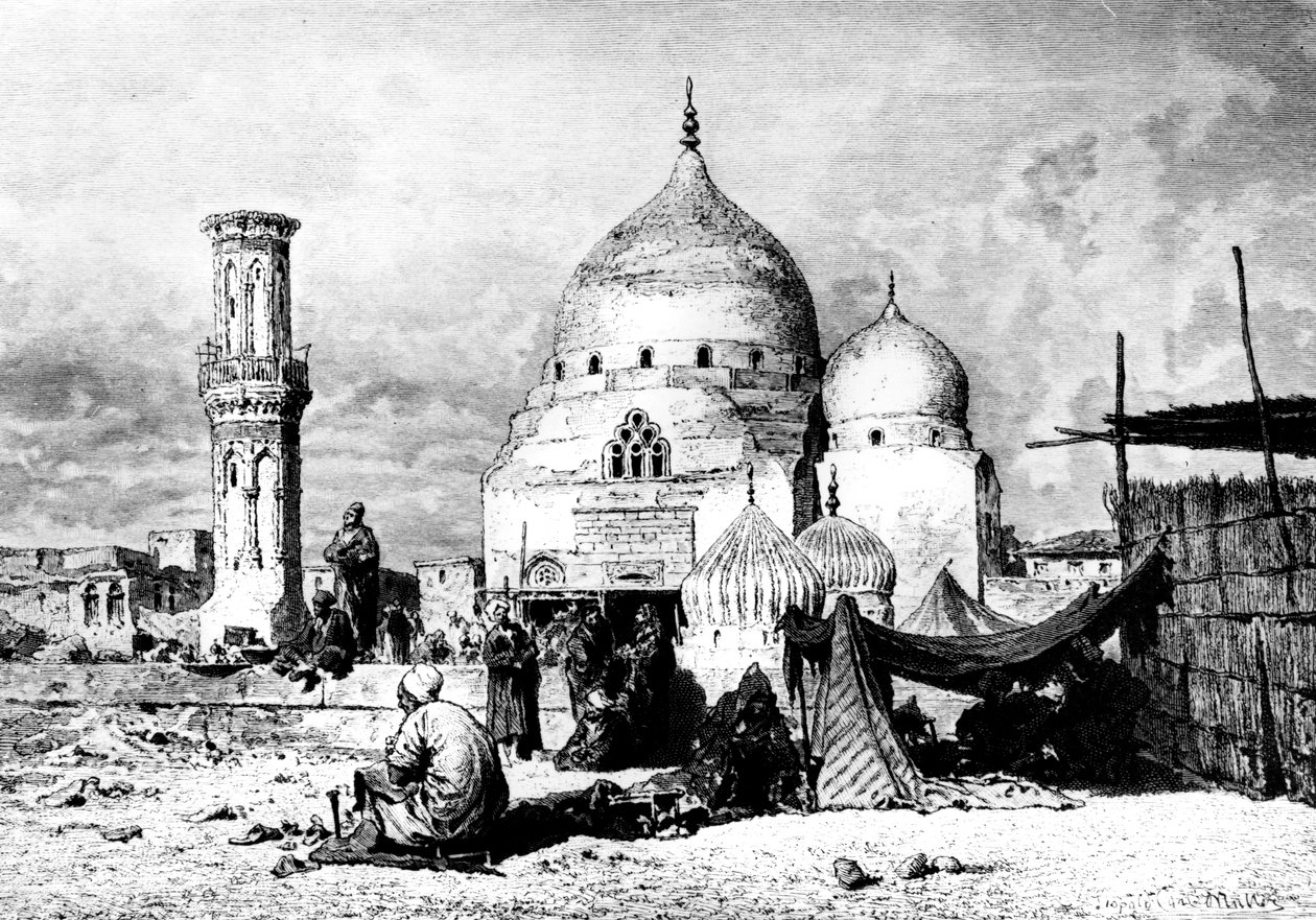 مسجد القديس إبراهيم ، دسوق ، مصر ، 1880 بواسطة غير معروف