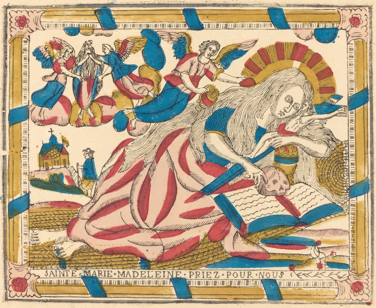 القديسة مريم المجدلية صلي لأجلنا ج. 1820. بواسطة غير معروف