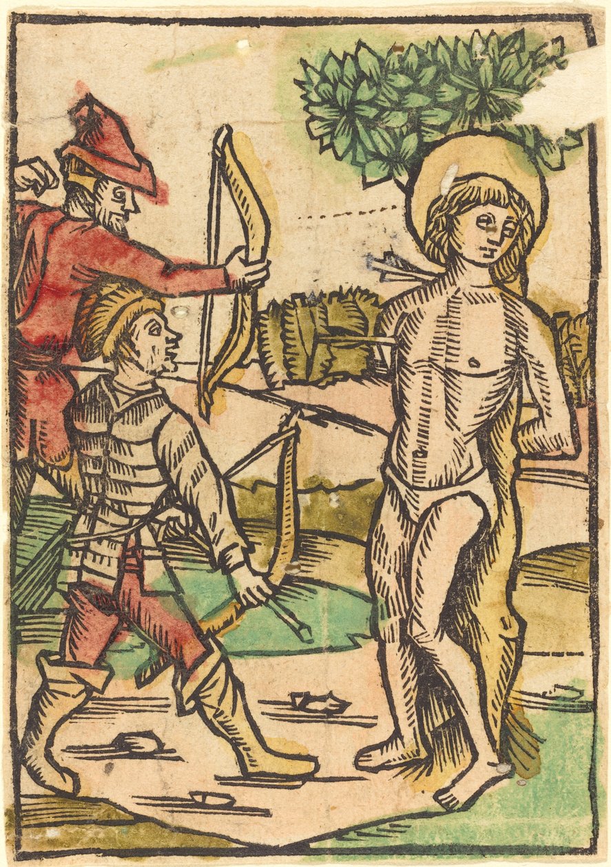 القديس سيباستيان ، ج. 1490. بواسطة غير معروف