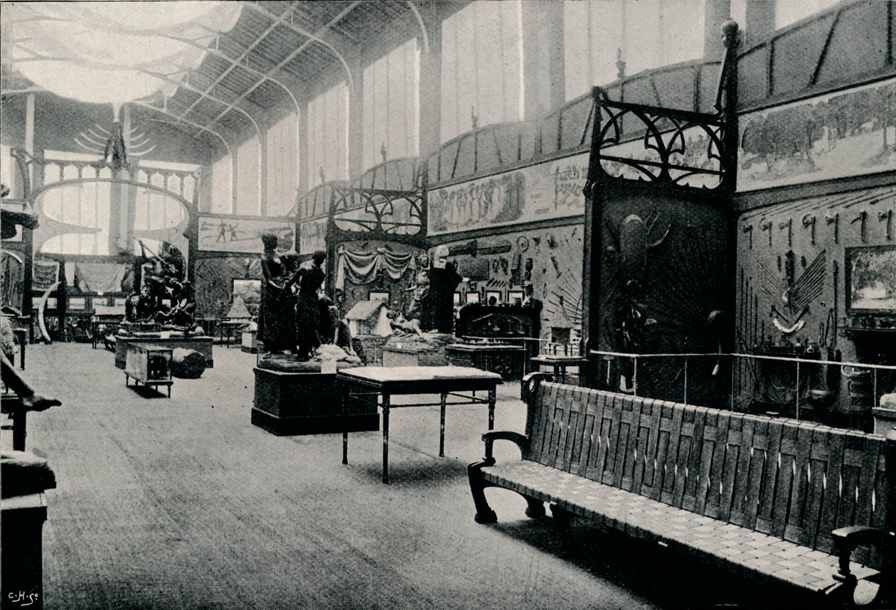 Salle DEthnographie في معرض بروكسل ، 1897 بواسطة غير معروف