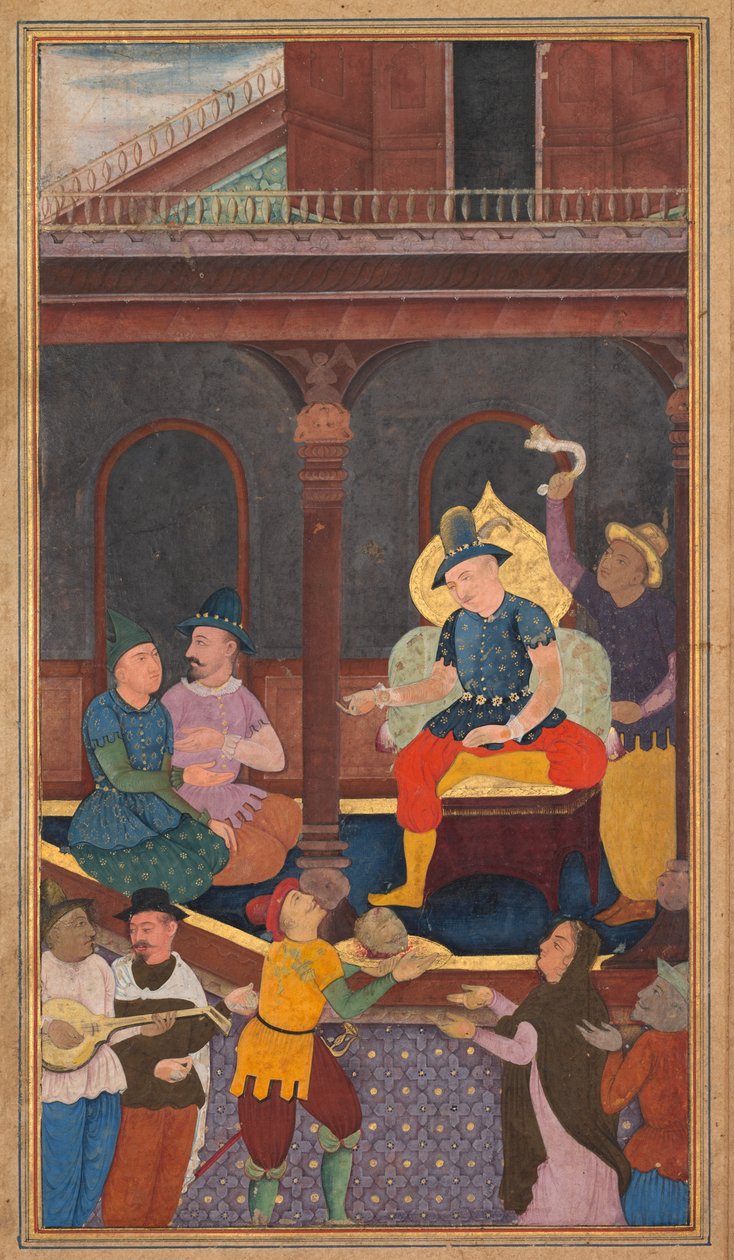سالومي يستقبل يوحنا المعمدان على رأس طبق من مرآة القداسة ... ، 1602-1604. بواسطة غير معروف