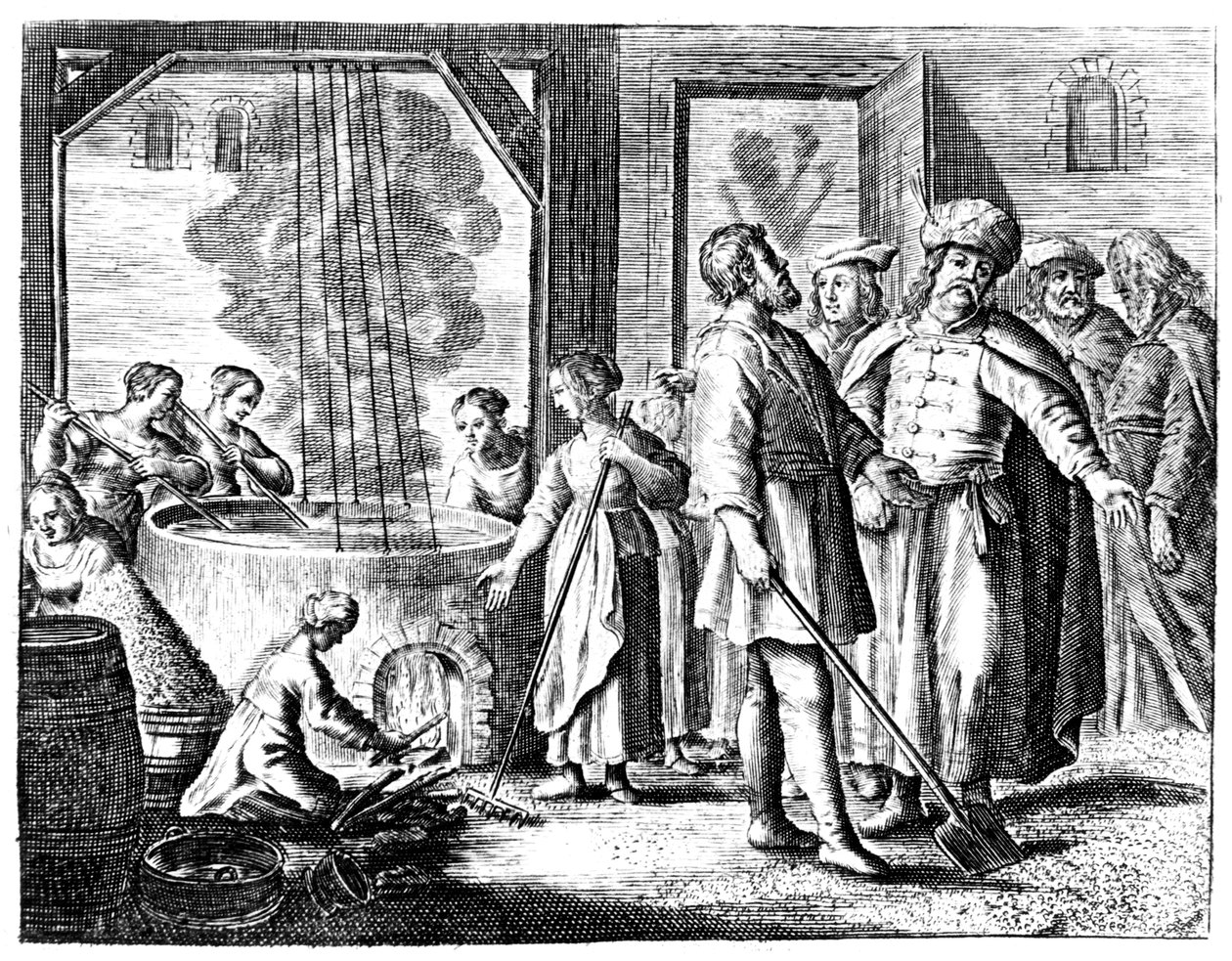 أعمال الملح ، أمستردام ، 1660 بواسطة غير معروف