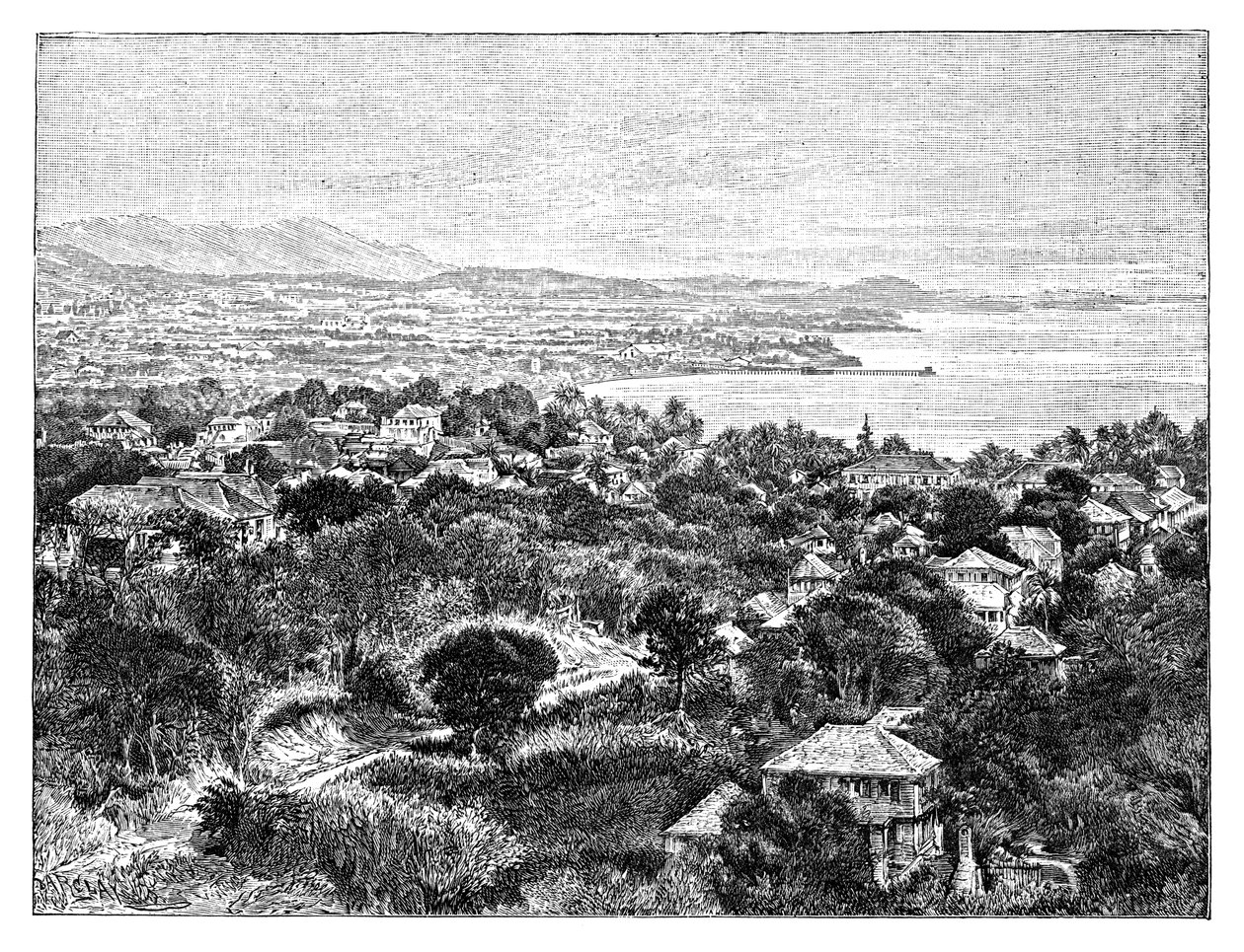 جزيرة سانتا كروز ، c1890 بواسطة غير معروف