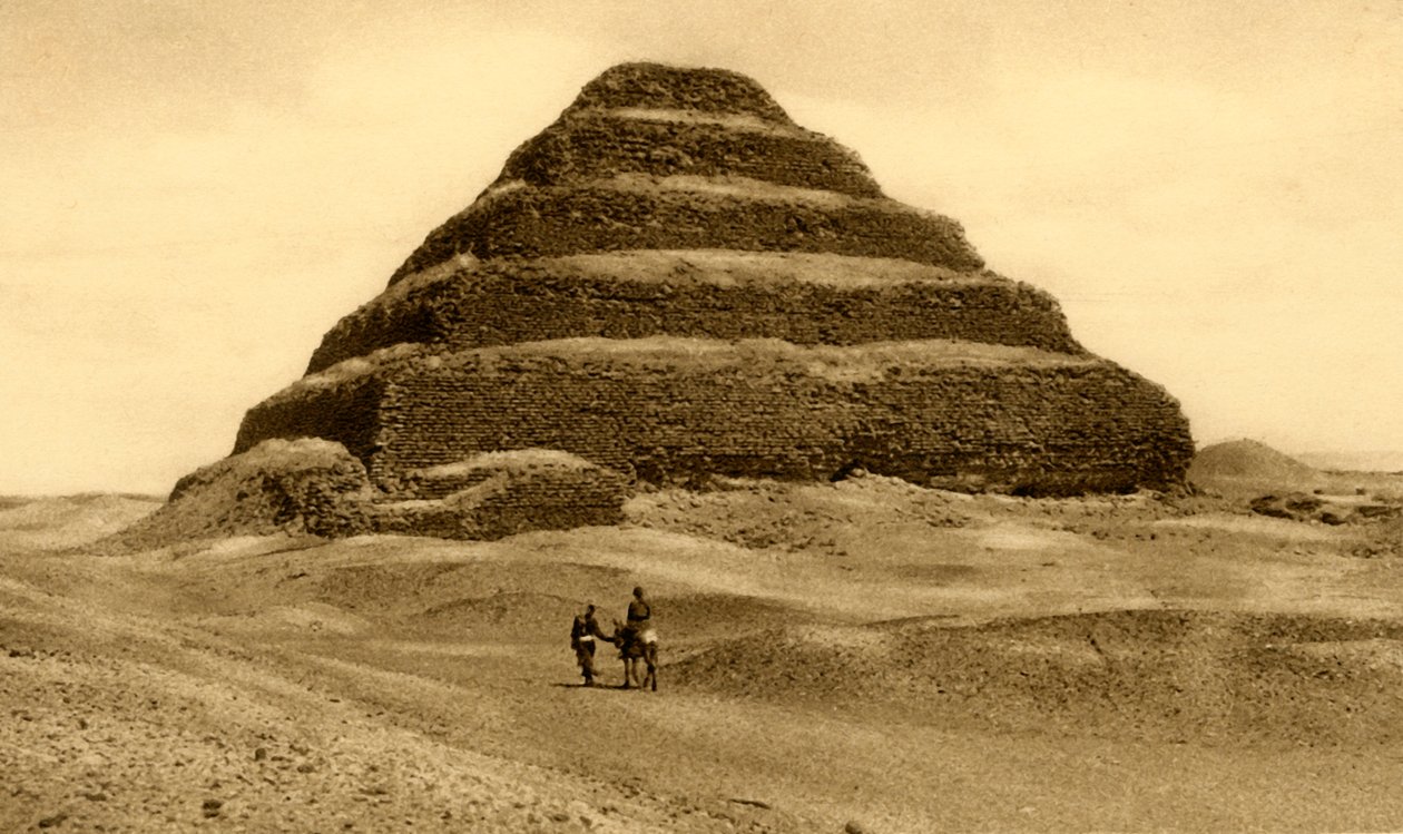 سقارة - هرم الخطوة ، c1918-c1939. بواسطة غير معروف