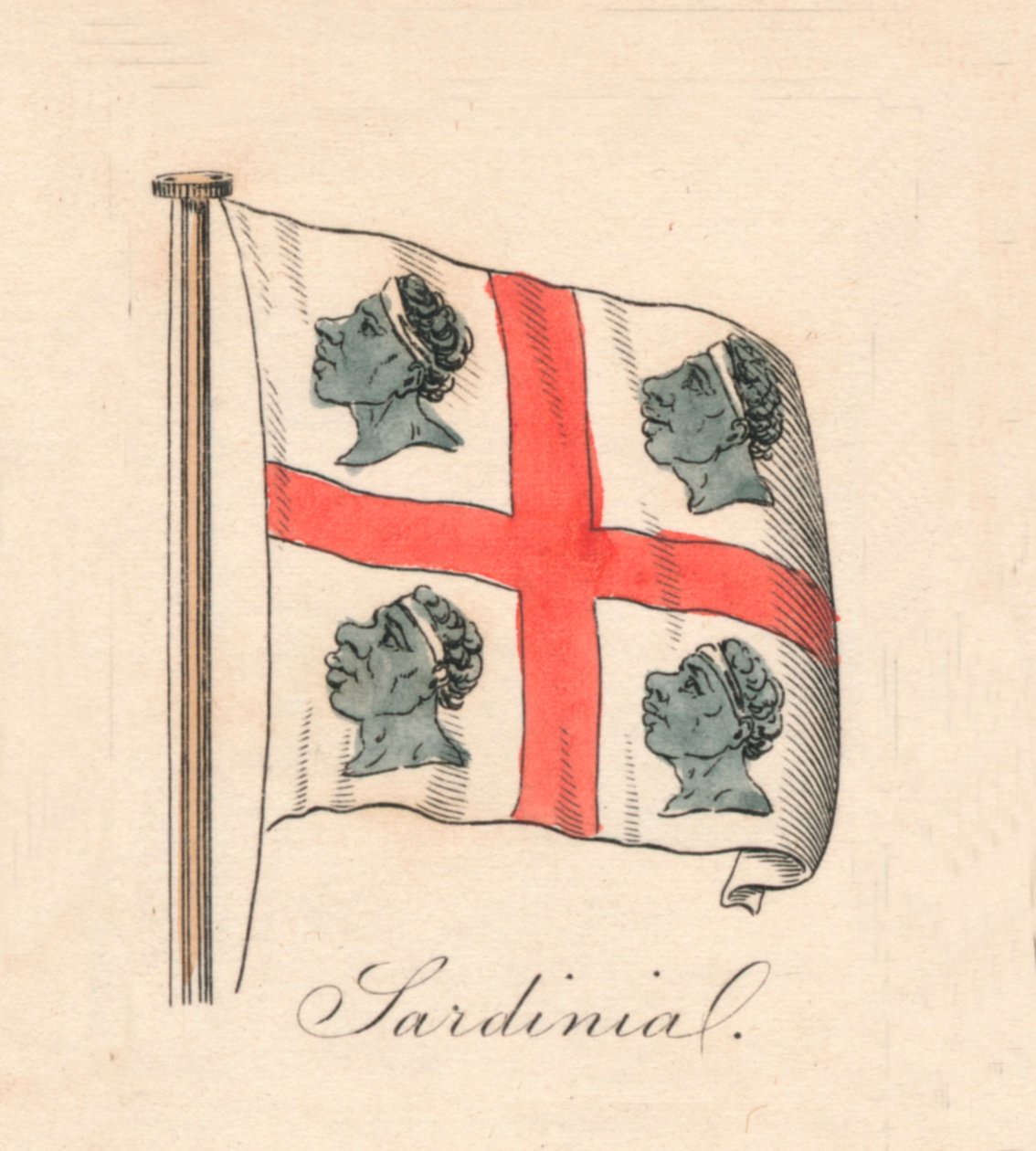 سردينيا ، 1838 بواسطة غير معروف