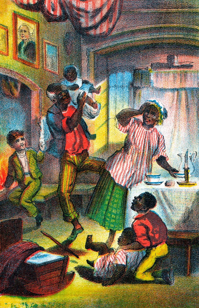 مشهد من Harriet Beecher Stowes Uncle Toms Cabin ، c1870 بواسطة غير معروف