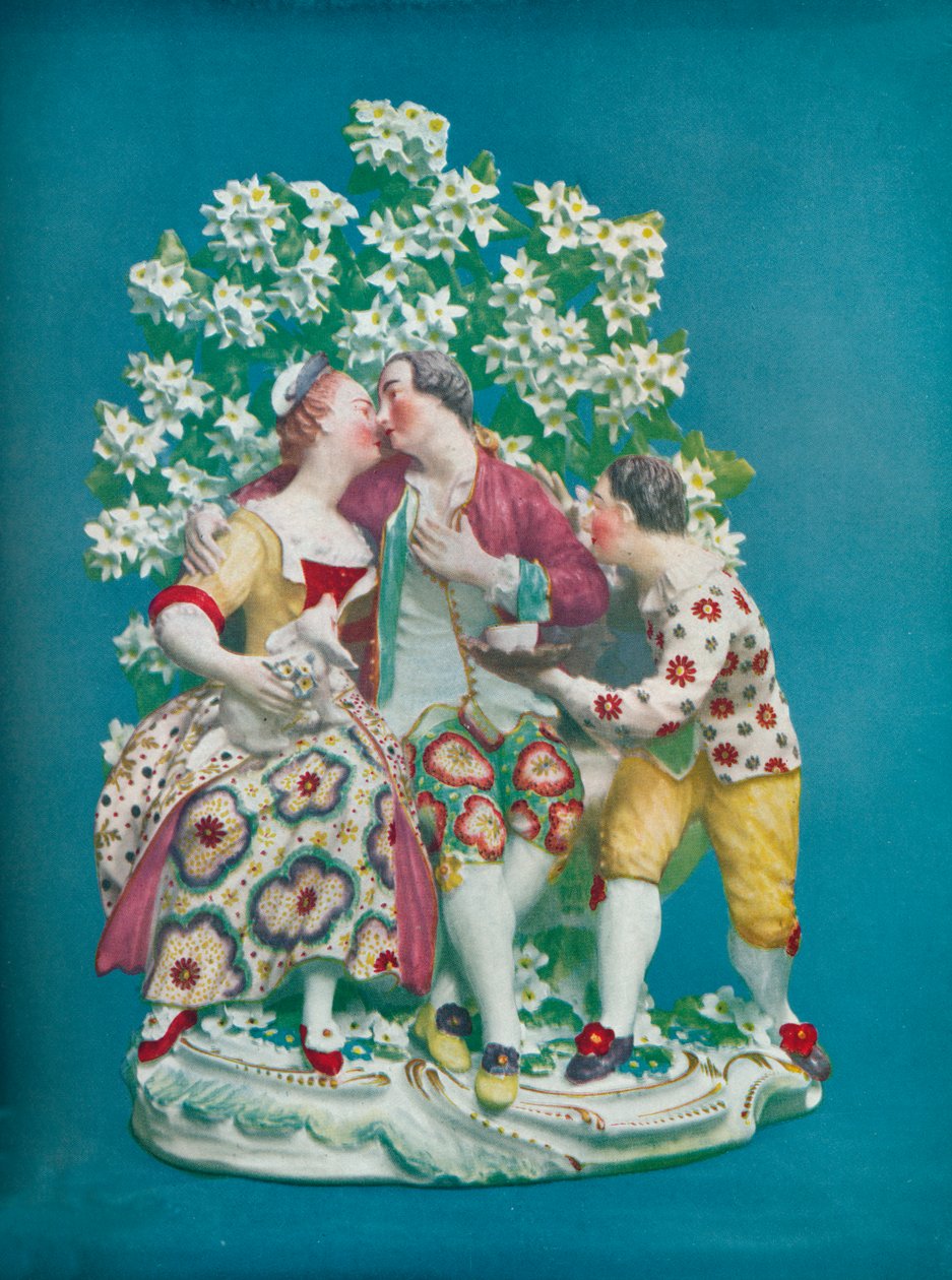 مشهد من الكوميديا الإيطالية ، c1770 بواسطة غير معروف