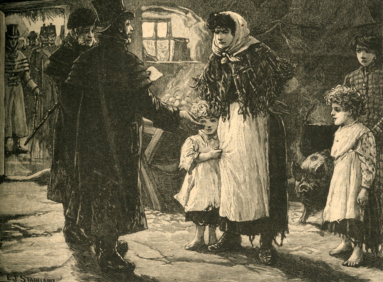 مشهد في أيرلندا: زيارة العشر بروكتور ، 1830s في وقت مبكر c1890. بواسطة غير معروف