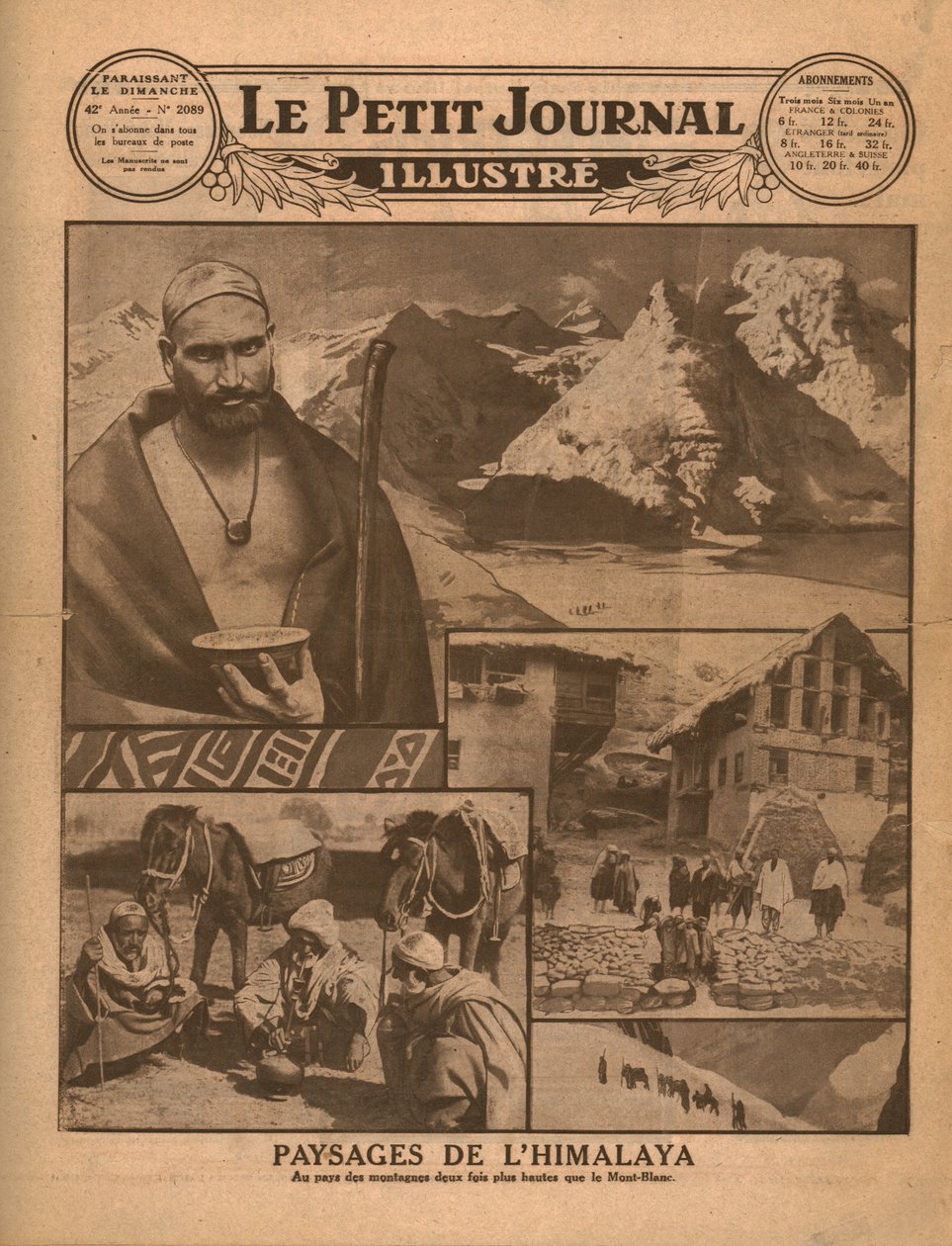 مشاهد في جبال الهيمالايا ، 1931. بواسطة غير معروف