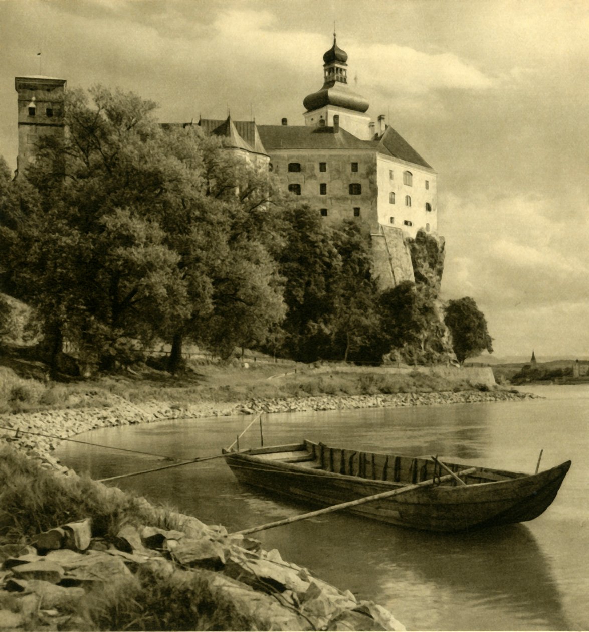 Schloss Persenbeug ، Wachau ، النمسا السفلى ، c1935. بواسطة غير معروف