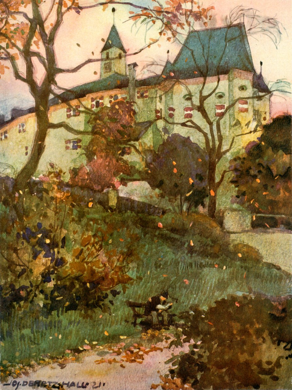 قلعة Weyherburg ، c1929. بواسطة غير معروف
