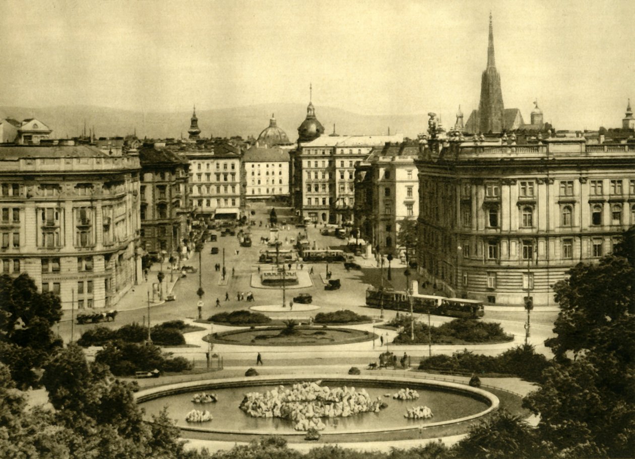 Schwarzenbergplatz ، فيينا ، النمسا ، c1935. بواسطة غير معروف