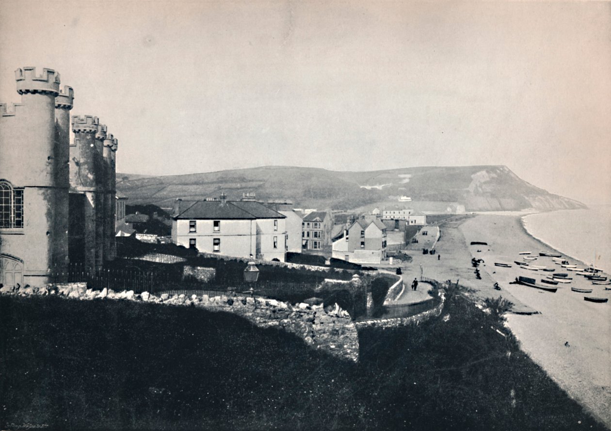 سيتون - النظر نحو الجرف الأبيض ، 1895 بواسطة غير معروف