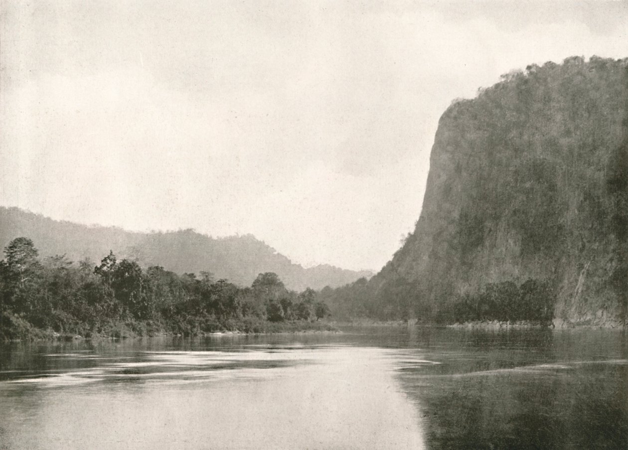 الانحدار الثاني على نهر إيراوادي ، بالقرب من Bhamo ، 1900. بواسطة غير معروف