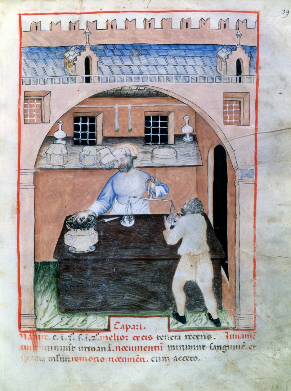 بائع الكبر ، 1390-1400 بواسطة غير معروف