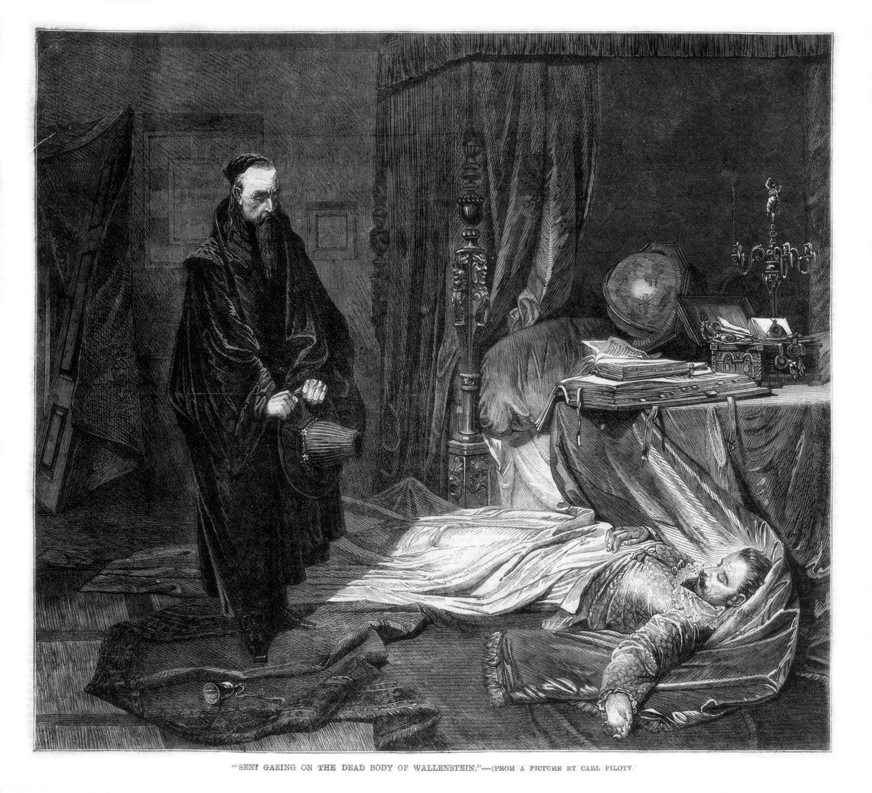 Seni Gazing على جسد Wallenstein ، 1864 بواسطة غير معروف