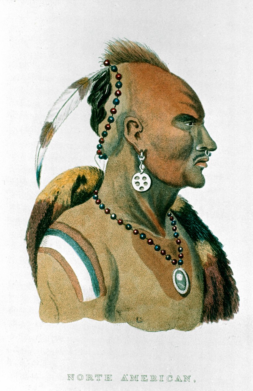 Sewessissing ، رئيس هنود ولاية أيوا هنود أمريكا الشمالية ، 1837 بواسطة غير معروف