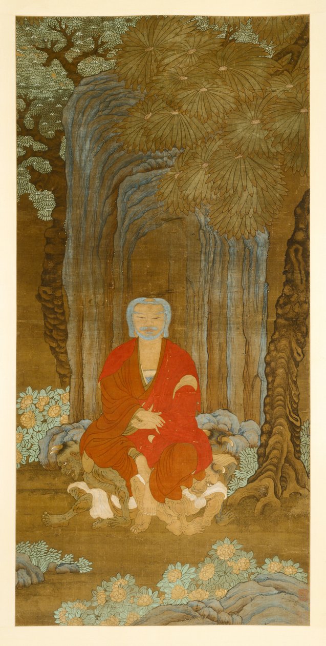 Shakyamuni تحت شجرة بودي ، 1600-50. بواسطة غير معروف