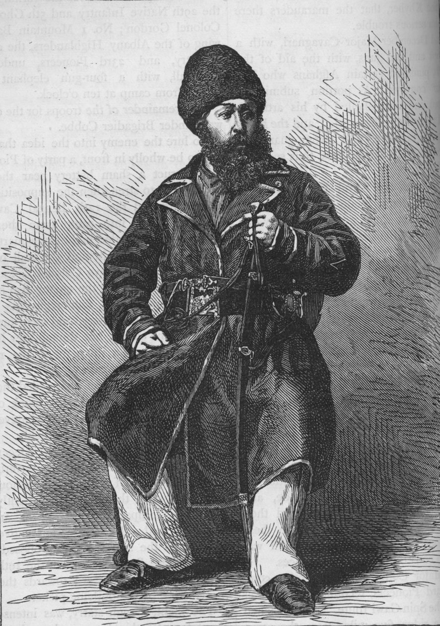 شير علي خان ، أمير كابول ، c1880 بواسطة غير معروف