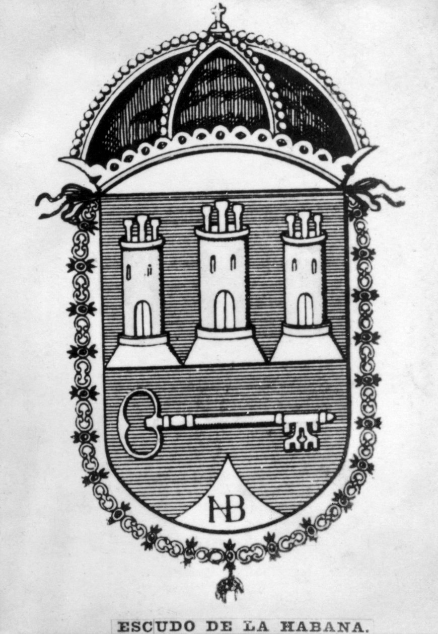 درع هافانا ، 1692 ، 1920s بواسطة غير معروف