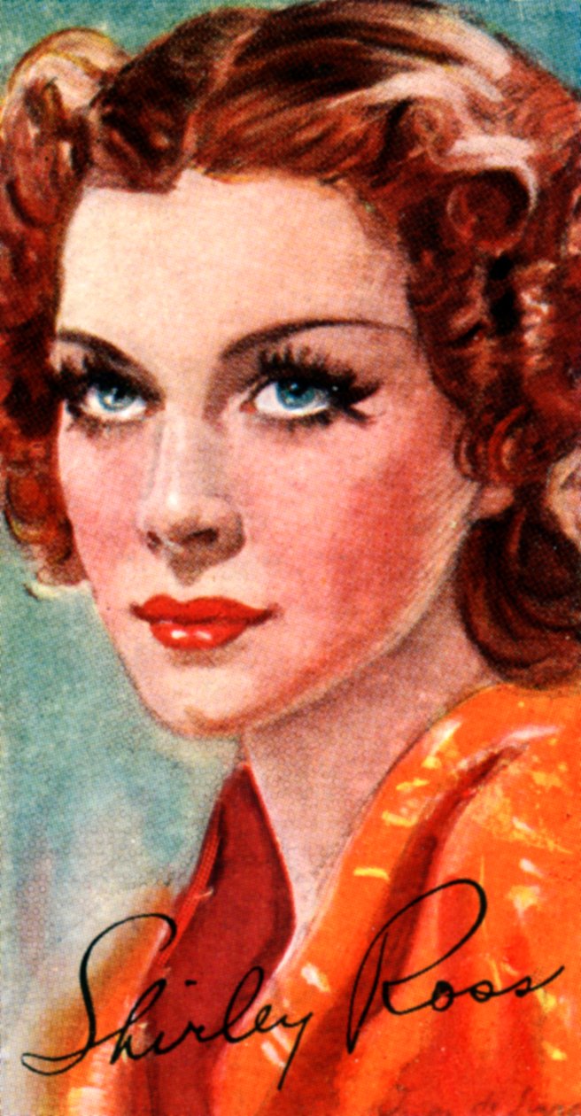 شيرلي روس ، 1913-1975 ، ممثلة سينمائية أمريكية ، القرن العشرين بواسطة غير معروف