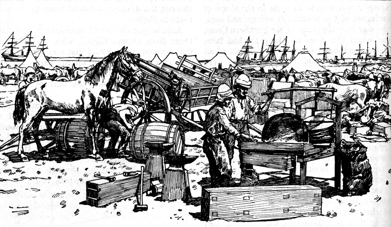 تزوير فورج من مدفعية نيو ساوث ويلز في سواكيم ، c1885 ، 1902 بواسطة غير معروف