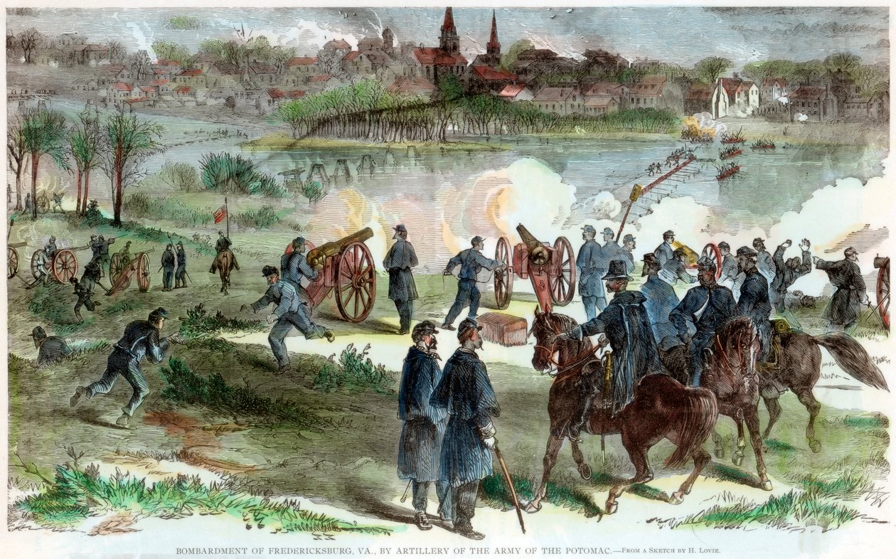 حصار فريدريكسبيرج ، فرجينيا ، حرب Civiil الأمريكية ، c1864-c1865 بواسطة غير معروف