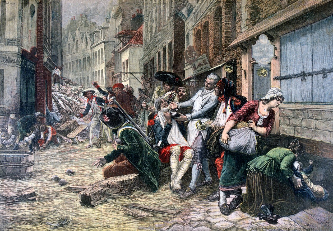 حصار ليل ، أكتوبر 1792 ، 1892 بواسطة غير معروف