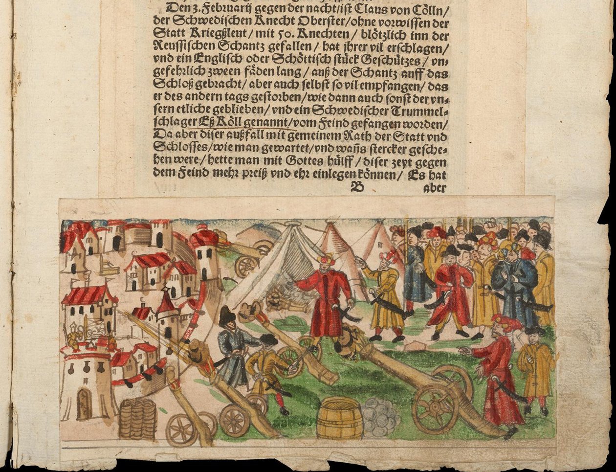 حصار Reval من قبل الروس في 1578. من يوهان جاكوب ويكس مجموعة من الأخبار ... بواسطة غير معروف