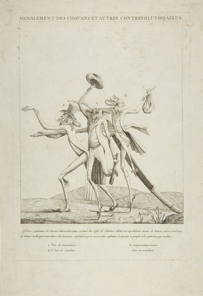 تقرير Chouans وغيرهم من الثوريين ، كاليفورنيا. 1793. بواسطة غير معروف