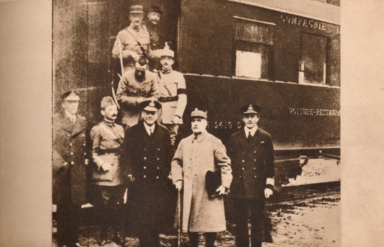 توقيع الهدنة لإنهاء الحرب العالمية الأولى ، 11 نوفمبر 1918 1935 بواسطة غير معروف