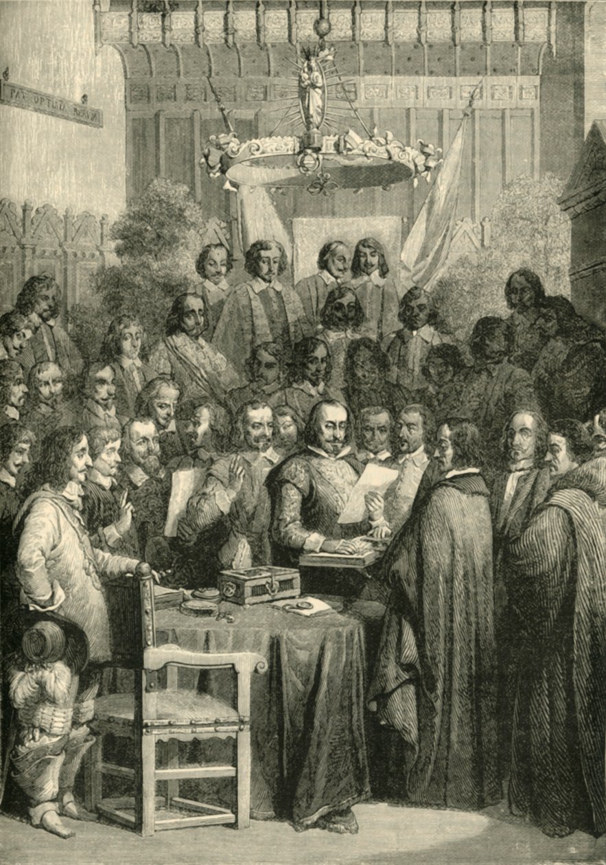 التوقيع على معاهدة ويستفاليا ، 24 أكتوبر 1648 ، 1890. بواسطة غير معروف