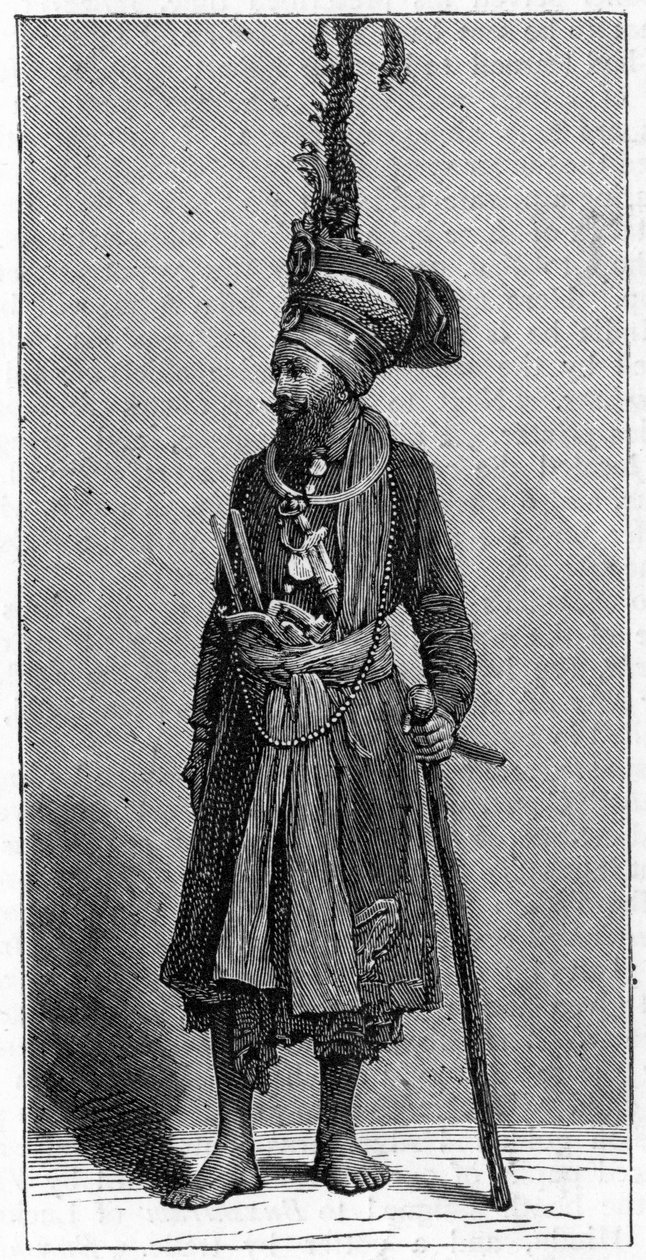 رئيس السيخ ، 1886 بواسطة غير معروف