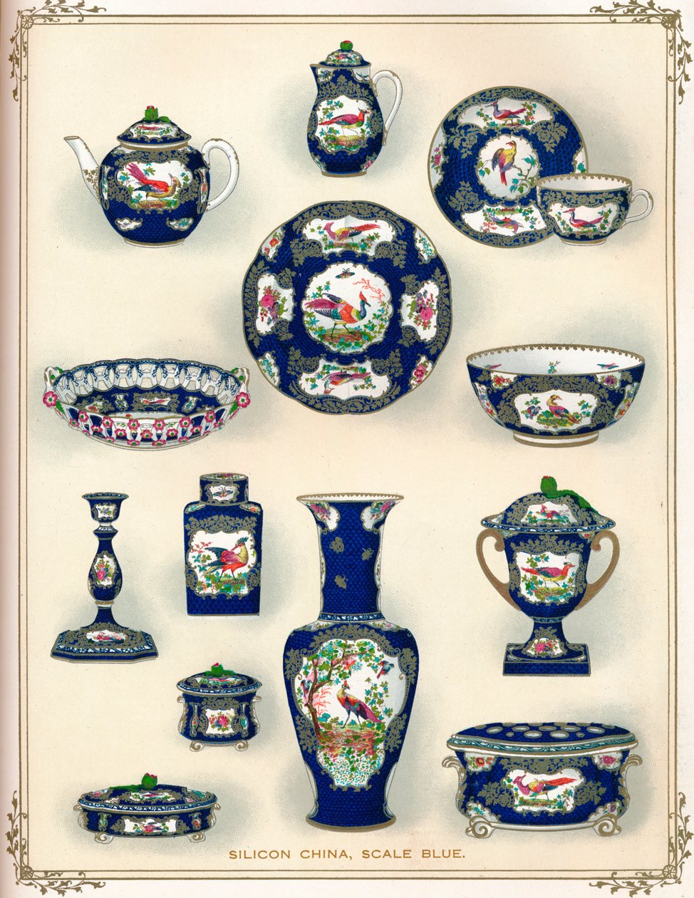 Silicon China ، Scale Blue ، أوائل القرن العشرين. 1911 بواسطة غير معروف