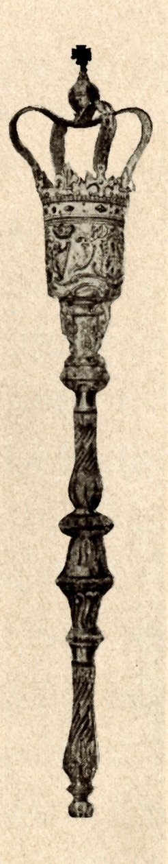 صولجان الفضة المستخدم في فرجينيا هاوس برجيس ، c1640-1770 ، 1937. بواسطة غير معروف