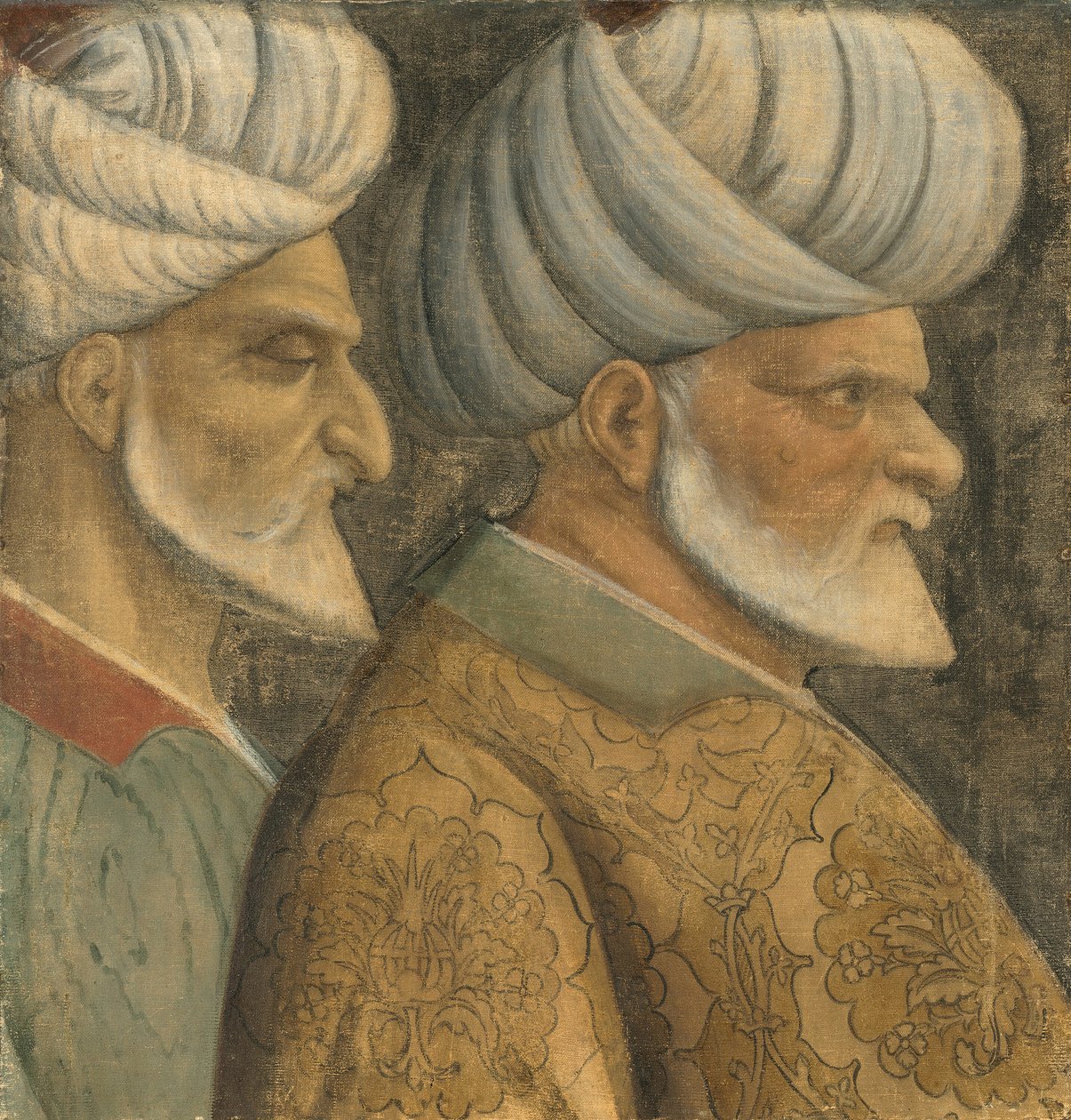 سنان اليهودي وشعر الدين بربروسا ، ح. 1535. بواسطة غير معروف