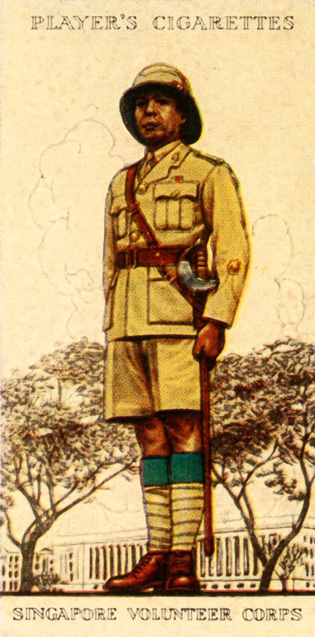 فيلق المتطوعين السنغافوريين ، 1936. بواسطة غير معروف