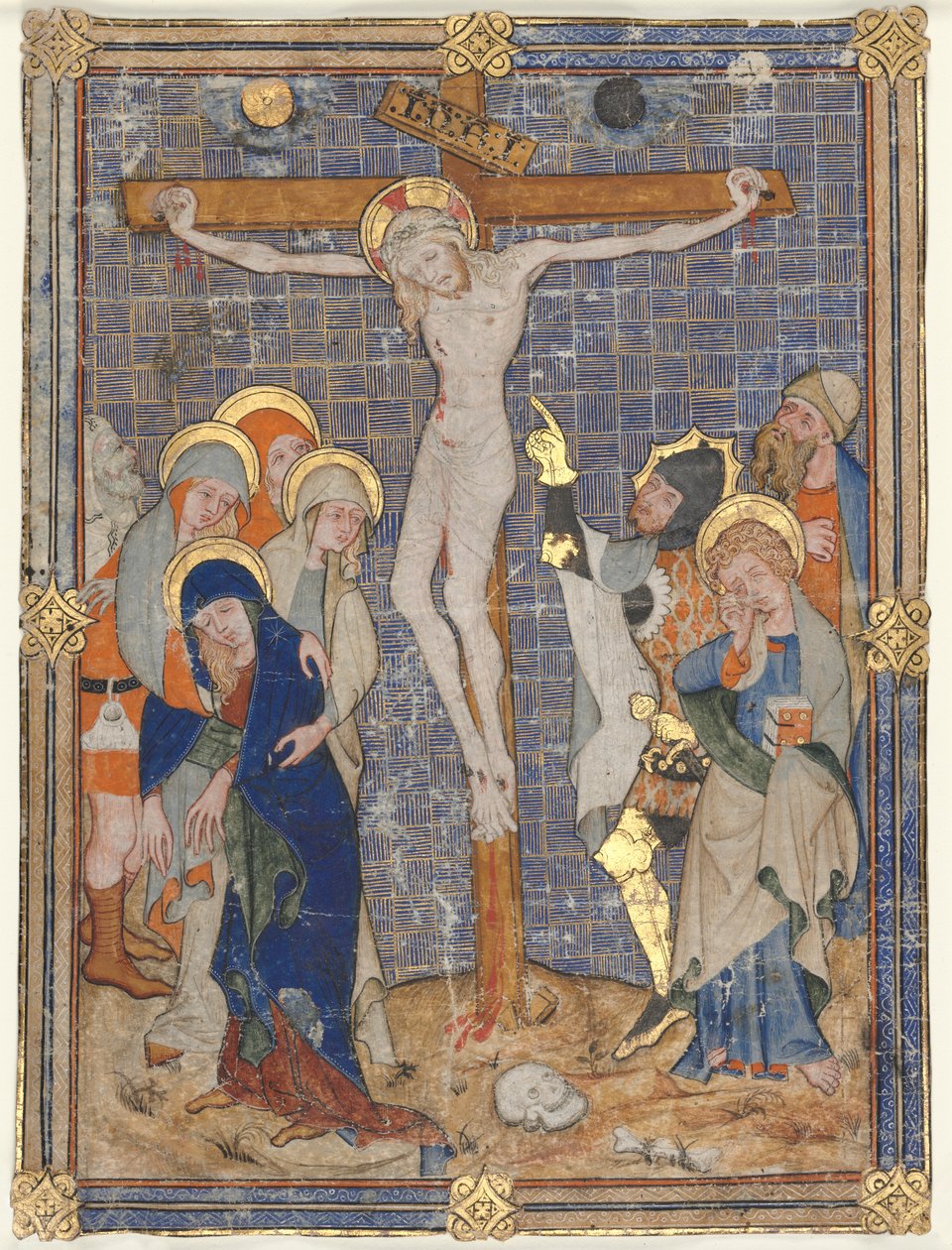 صورة مصغرة مفردة من كتاب قداس: صلب ، ج. 1385-1390. بواسطة غير معروف