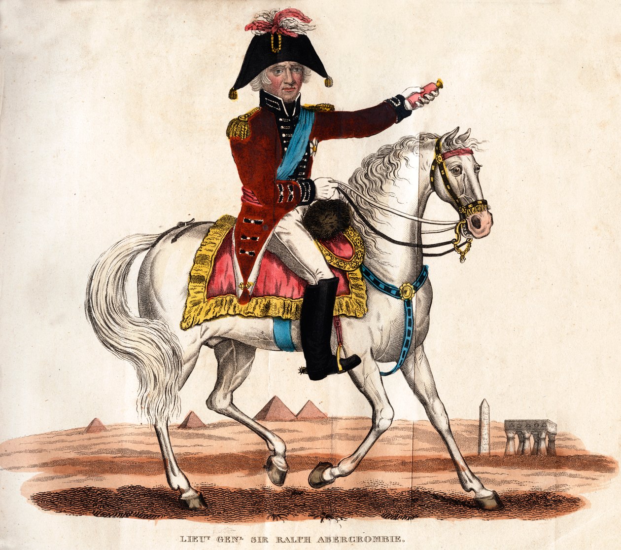 السير رالف أبيركرومبي 1734-1801 ، ملازم بريطاني ، 1816 بواسطة غير معروف
