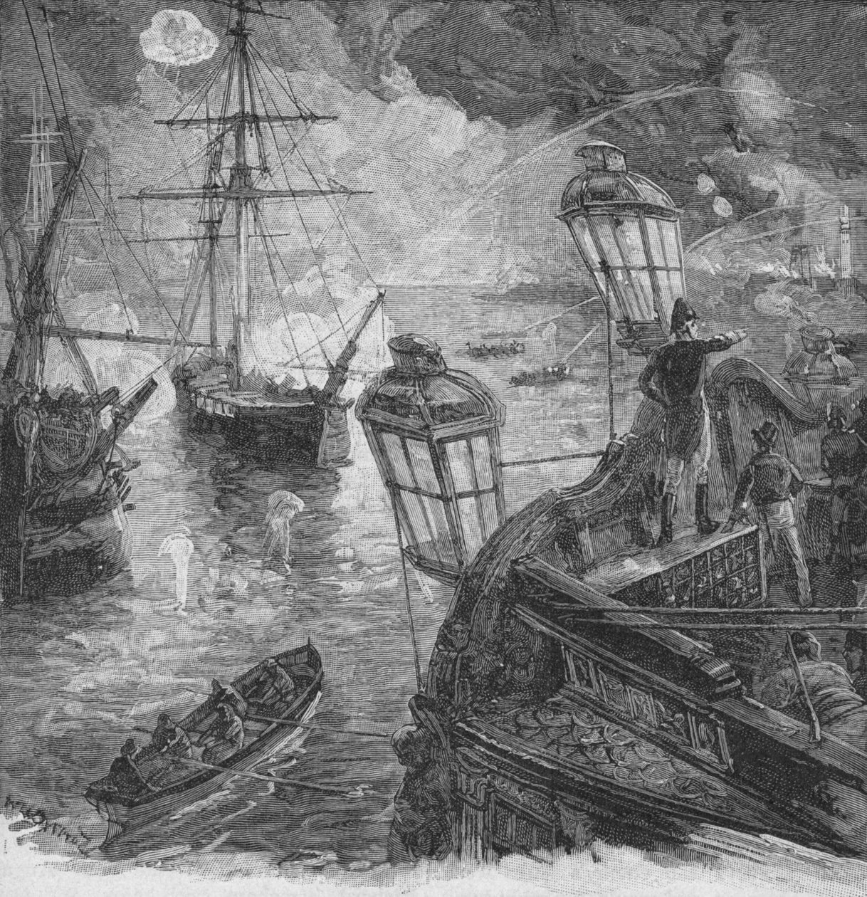 أبقى السير ريتشارد ستراشان لعدة ساعات مدفعًا هائلاً ، 1902 بواسطة غير معروف