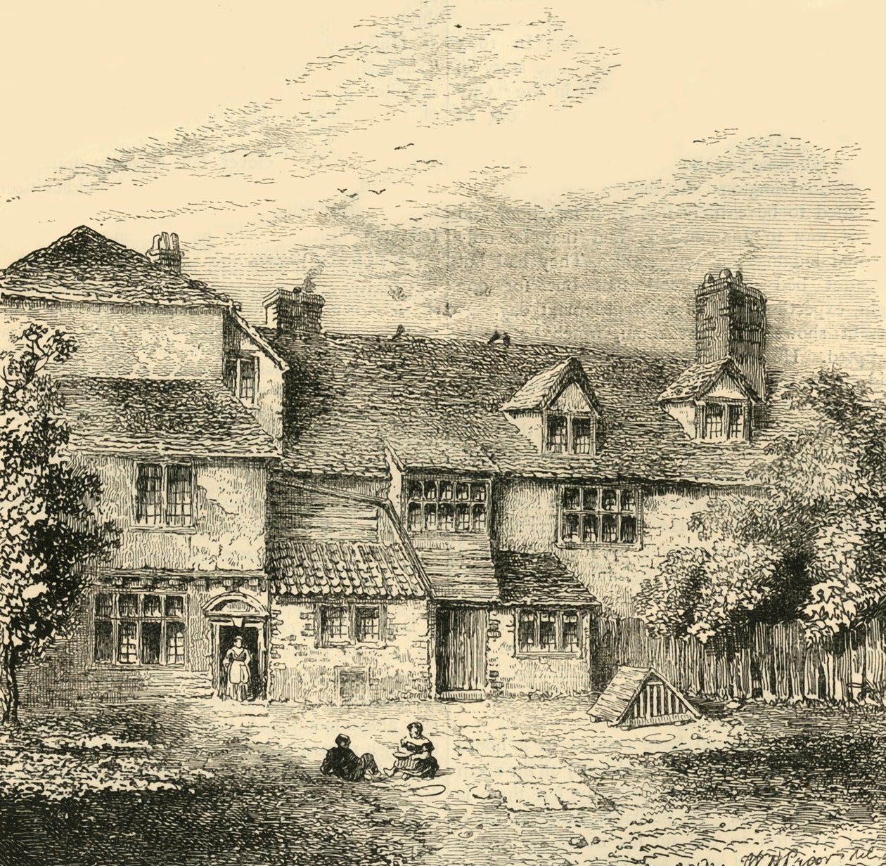 منزل السير والتر راليز ، c1872. بواسطة غير معروف