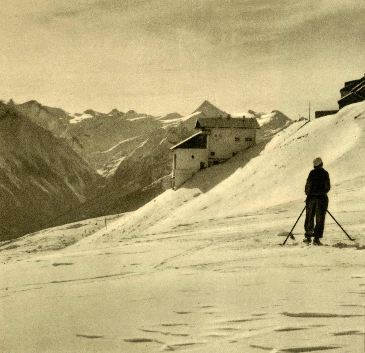 التزلج على Schmittenhöhe ، النمسا ، c1935. بواسطة غير معروف