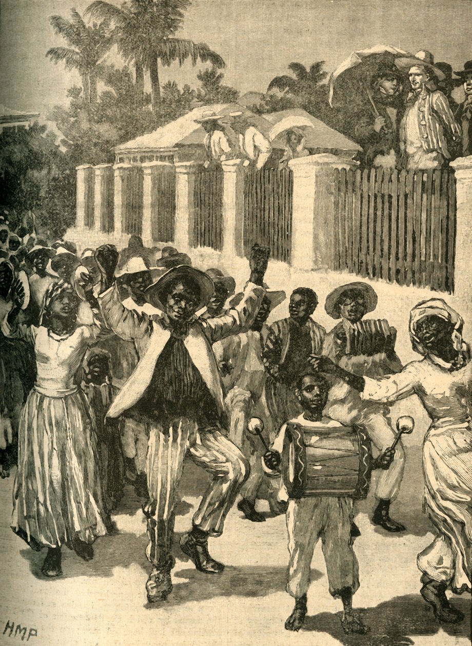 مهرجان تحرير الرق في بربادوس ، c1834 c1890. بواسطة غير معروف