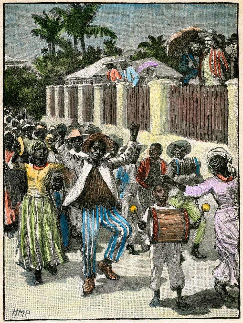 مهرجان تحرير الرق في بربادوس ، c1880 بواسطة غير معروف