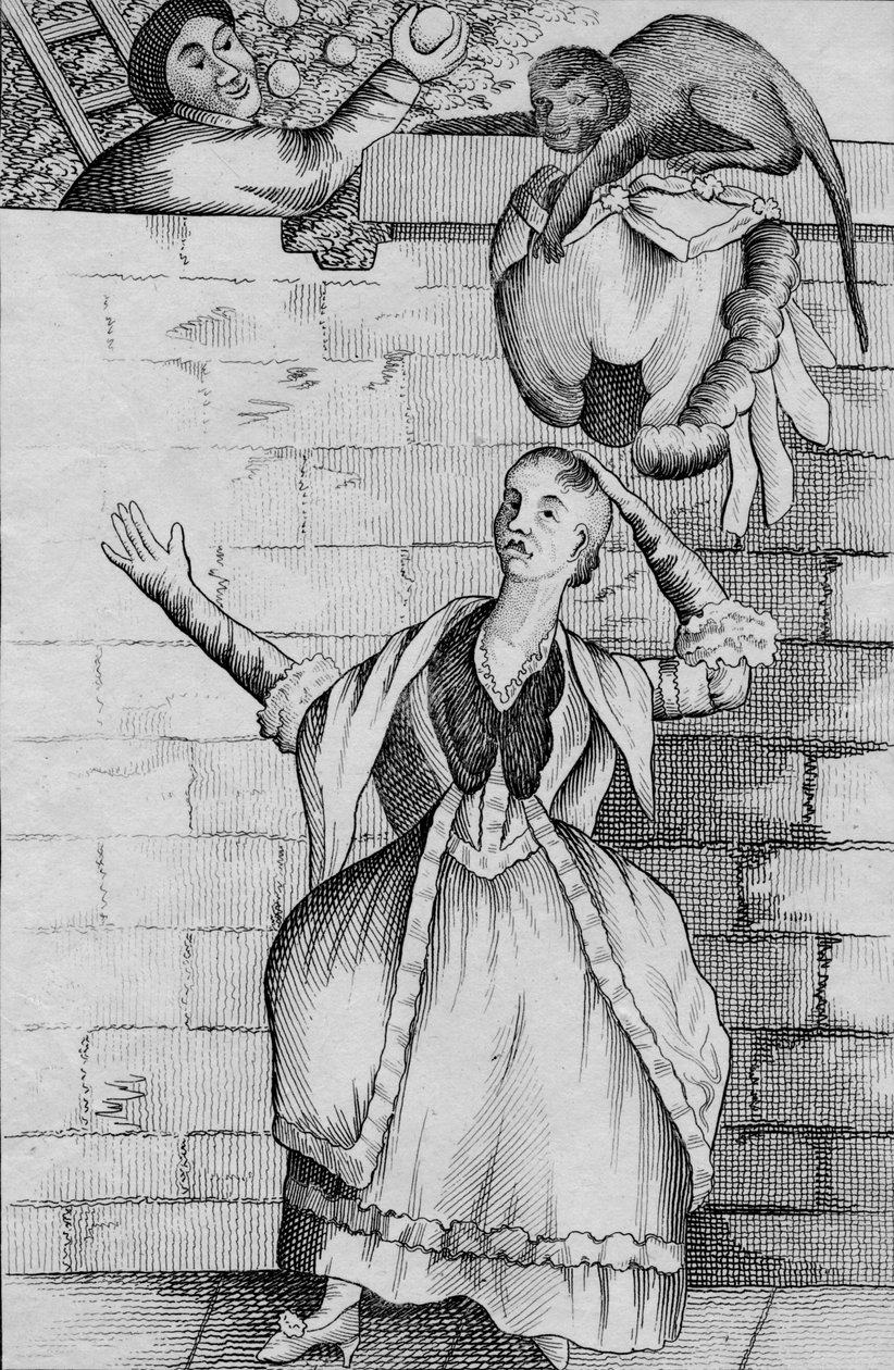 طفيف بيد القرد - أو تفريغ رأس السيدة ، c1812 بواسطة غير معروف
