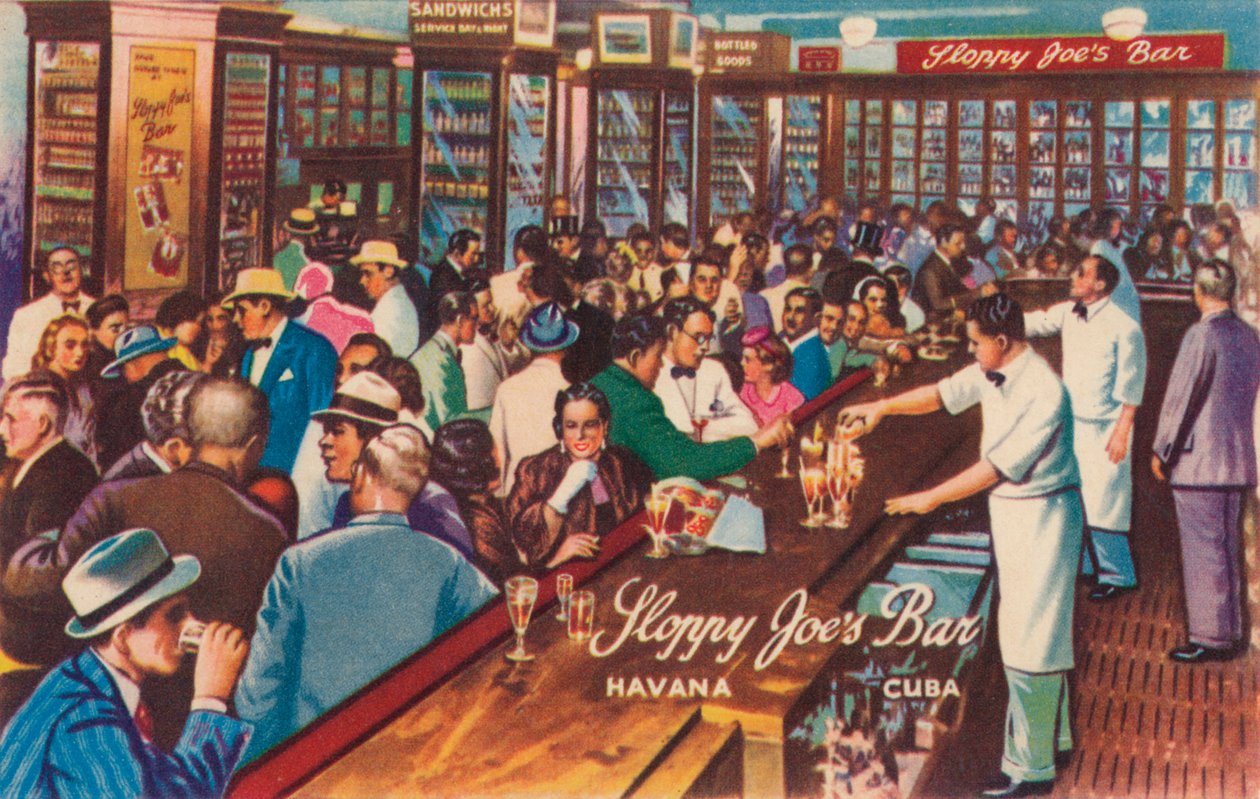 Sloppy Joes Bar ، هافانا ، كوبا ، 1951 بواسطة غير معروف