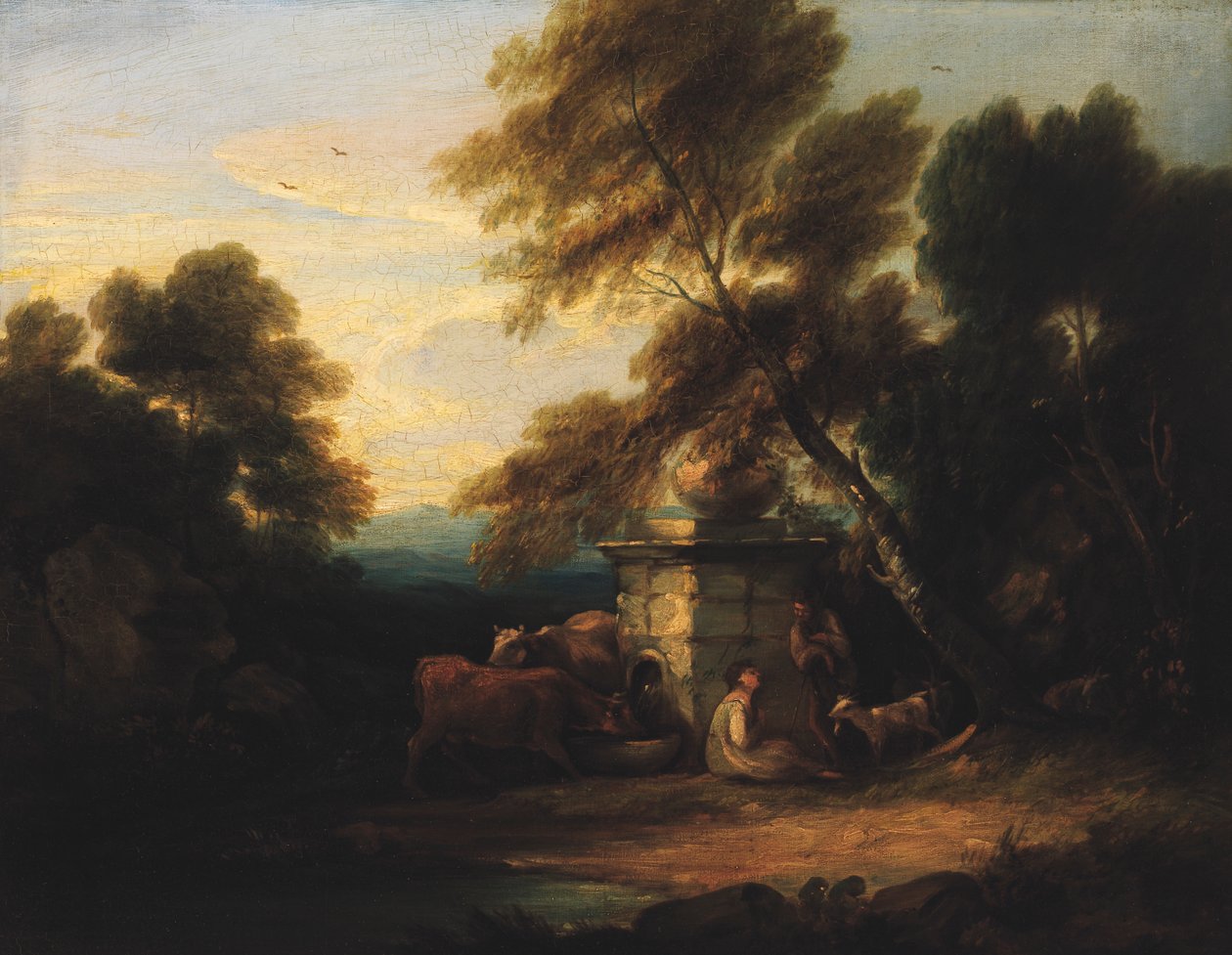 المناظر الطبيعية الصغيرة ، كاليفورنيا. 1750-1800. بواسطة غير معروف